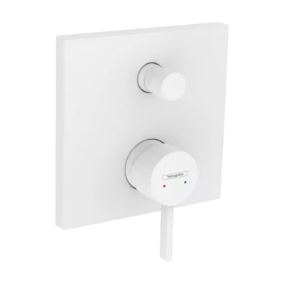Finoris Single lever bath mixer for concealed installation for iBox universal Matt White