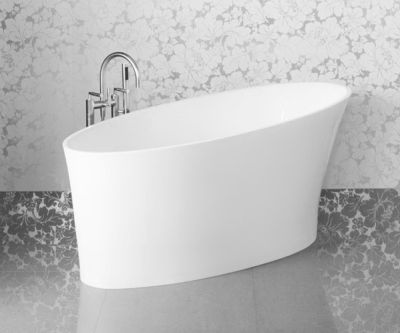 Cianti Freestanding Polished White 1520x730x580mm
