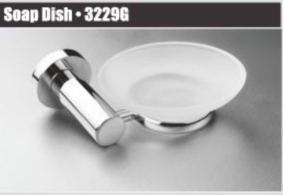 Torino Soap Holder Frosted Glass