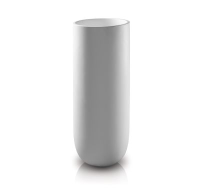Flow Pillar Basin Polished White 400x400x920mm