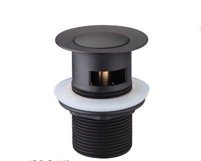 Meir Slotted Basin Pop Up Waste 32mm Matt Black 