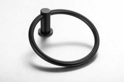 Demola Black Towel Ring