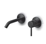 JEE-O Slimline Wall Mixer&Spout - Blk