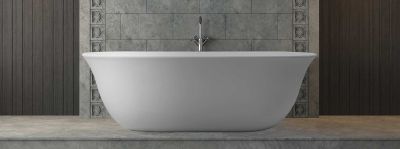 Stella Freestanding Bath Matt White 1615x760x510mm