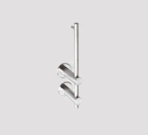 Slimline Spare T/Roll Holder Brushed S/S