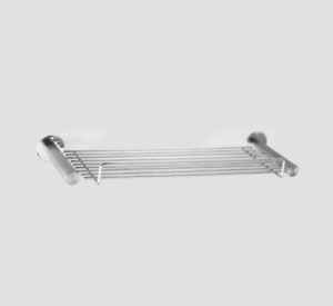 Slimline Double Soap Rack Brushed S/Stee