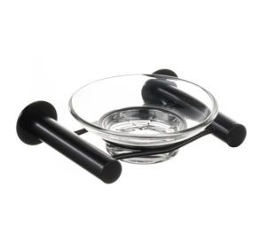 Slimline Black Soap Dish
