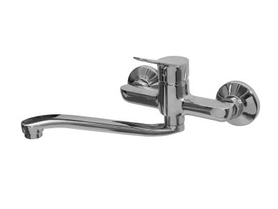 Teal Sink Mixer W/T STD Offset