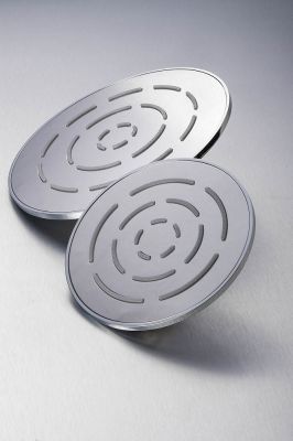 Slim Round Shower Rose Stainless Steel