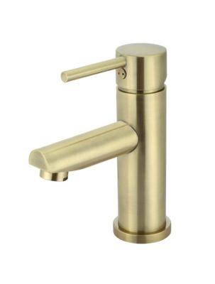 Short Round Basin Mixer Tiger Bronze  