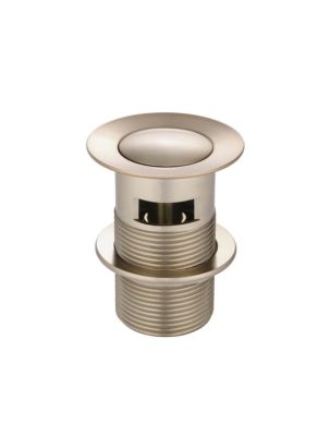 Slotted Basin Pop Up Waste 32mm Champagne