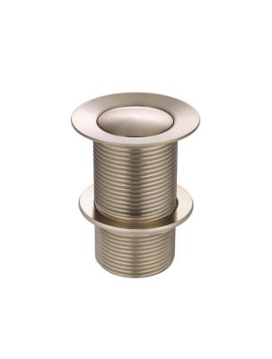 Unslotted Basin Pop Up Waste Champagne
