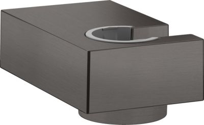 Porter E Shower Holder Brushed Black Chrome