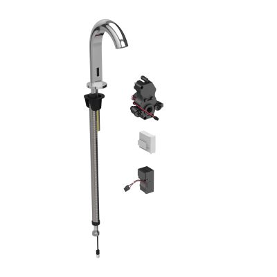 Piave DeckMount Conc. w/o Mixer Chrome
