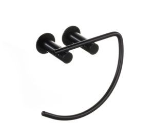 Slimline Black Open Ring