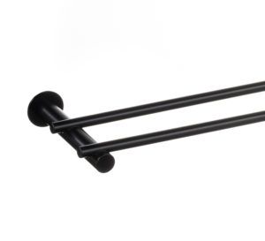 Slimline Black Double Rail 600mm