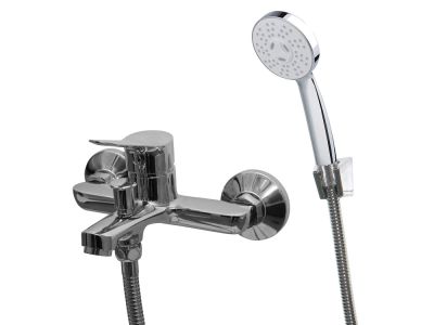Teal Bath Mixer Wall Type