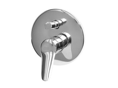 Teal Concealed Diverter Shower Mixer