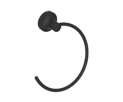 Felicity Towel Ring Open MBLK