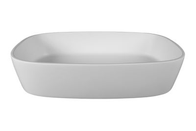 Ava Countertop Basin Pearl White 560x365x120mm