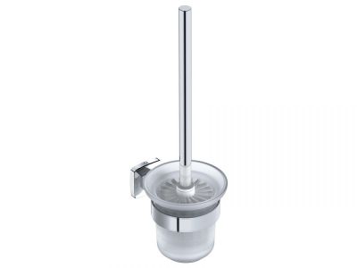 Integrity Toilet brush + Holder Chrome