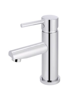 Meir Short Basin Mixer - Straight Spout (Chrome)