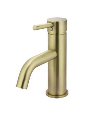 Petite Basin Mixer Short Basin Tap Brushed Tiger Bronze