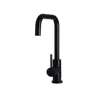Square Kitchen Mixer Black 