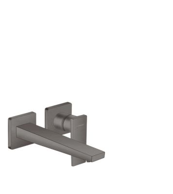Metropol 2Hole Basin Mixer Brushed Black Chrome 