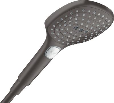 Raindance Select E 120 Handshower Brushed Black Chrome
