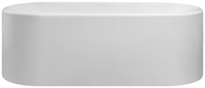 Adelaide Freestanding Bath Pearl White 1745x810x595mm
