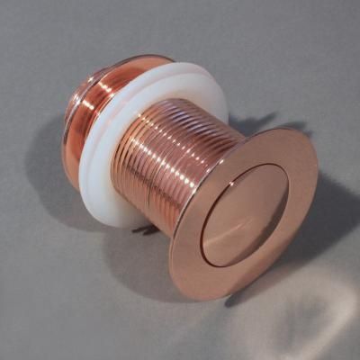 Unslotted Basin Waste Bright Copper