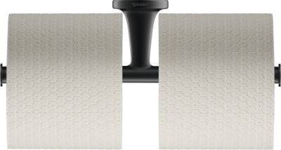 Starck T Toilet Paper Holder Black Matt 255X76X50 mm