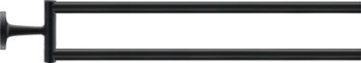 Starck T Towel Rail Black Matt 50X465X80 mm