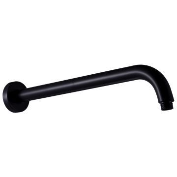 Shower Arm Long Black  350mm x15mm