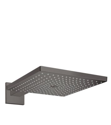 Raindance E 300 1Jet Shower Head Wall Brushed Black Chrome