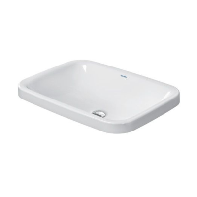 Durastyle Drop In Vanity Wash Basin White  600 X 430   mm