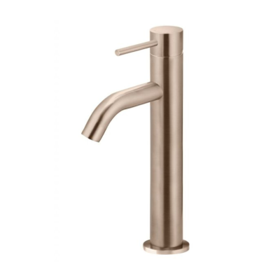 Tall Basin Mixer Tall Basin Tap Brushed Champagne