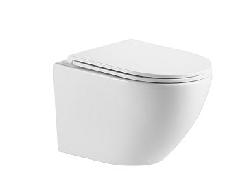 Alvito Rimless W/H Pan & Seat (White)