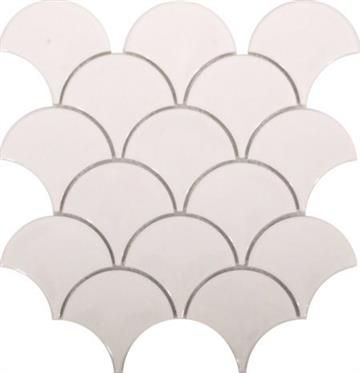 Fan White Gloss (270x300mm)