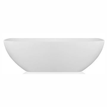 Zara Freestanding Bath Matt White 1665x840x525mm