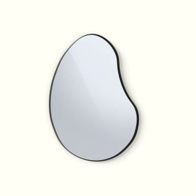 Organic Mirror Series 640x800mm 50mm Steel Deep Frame Pear Matte Black