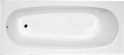 Aruba Built In Bath Polished White No Handles 1700x700x370mm