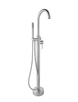 Stylet Tap Bath Deck Mixer Satin Nickel