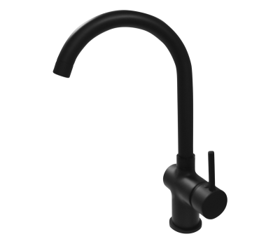 Moon Black Single Hole Sink Mixer