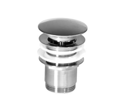Basin Clicker Waste Unslotted 32mm Chrome