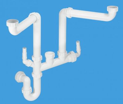 Double Bowl Kit + 75mm Seal Trap