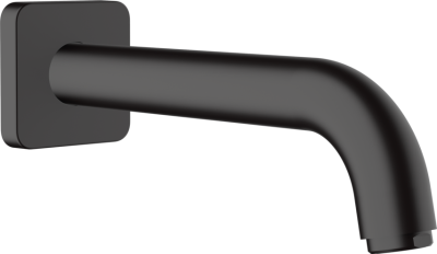 Vernis Shape Bath Spout Matt Black