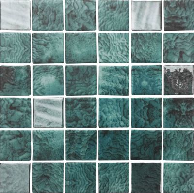 Penta Iridis Emerald 311x311x5.8mm Gloss Glass (11shts/sqm)