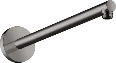 Shower Arm 390mm Polished Black Chrome
